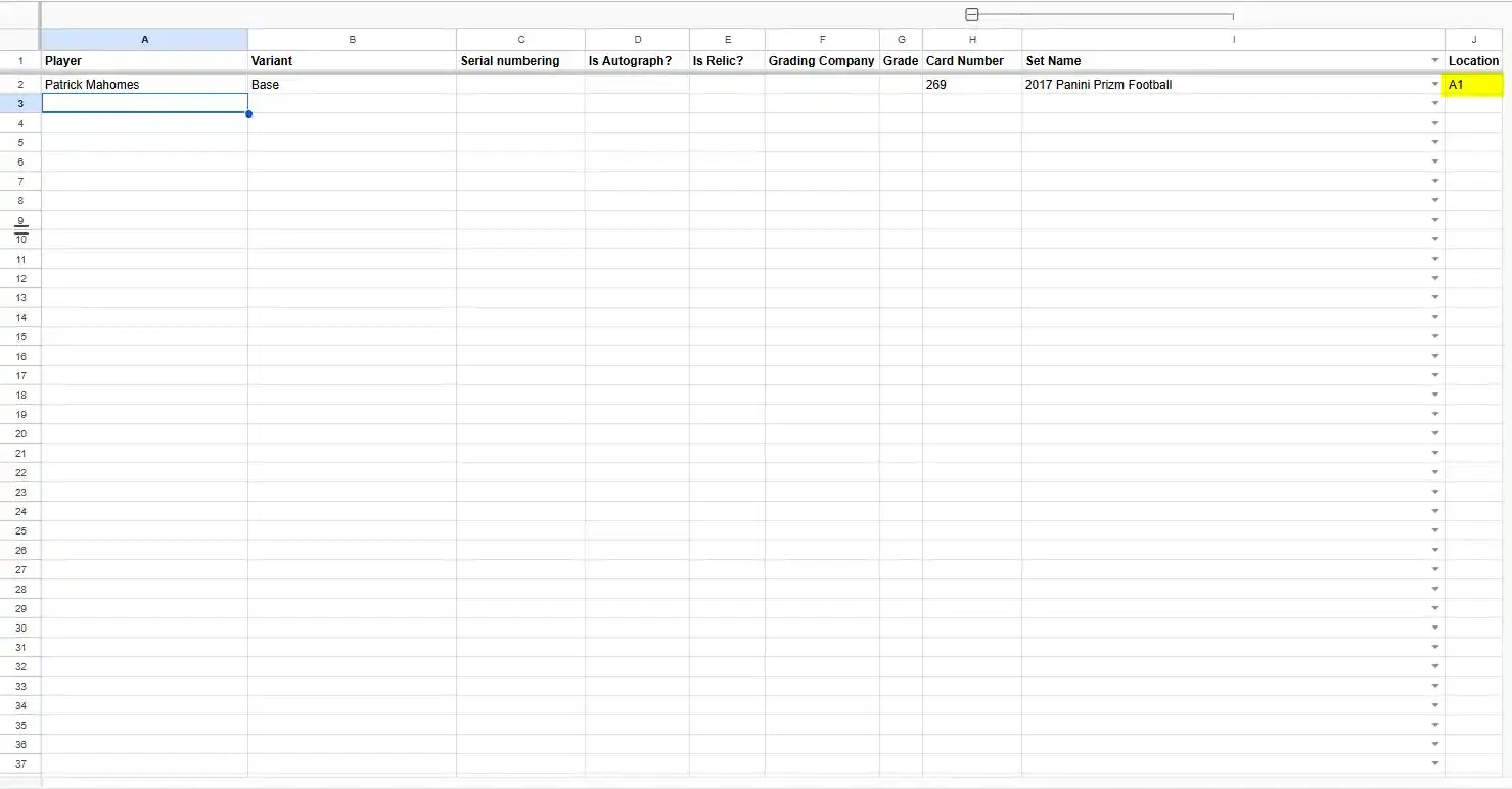 Spreadsheet 3