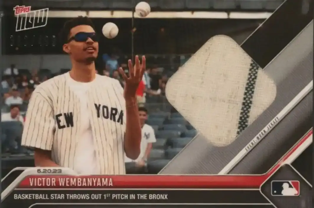 Victor Wembanyama - Event Worn Jersey Relic /499 - 2023 Topps MLB Topps Now #472A