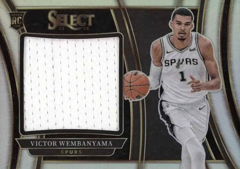 Victor Wembanyama - Jumbo Rookie Swatches - 2023-24 Panini Select Basketball #RJS-VW