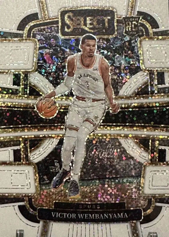 Victor Wembanyama - White Sparkle (SSP) - 2023-24 Panini Select Basketball #87