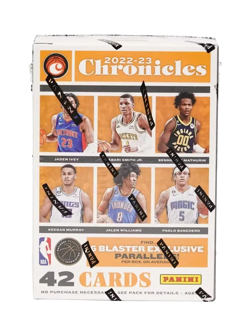 A box of 2022-23 Panini Chronicles Basketball.