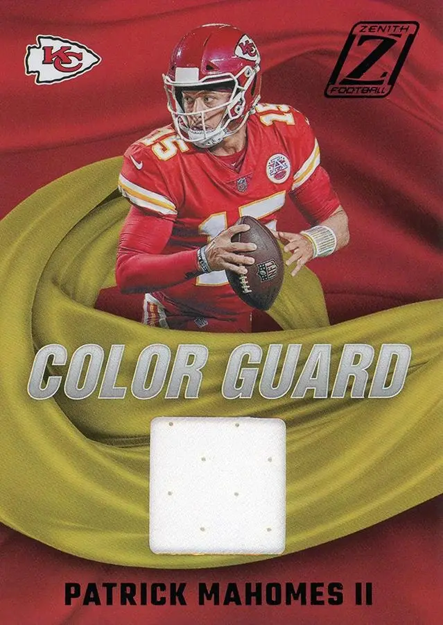 Patrick Mahomes II - Color Guard Patch - 2022 Panini Zenith Football #CG-2
